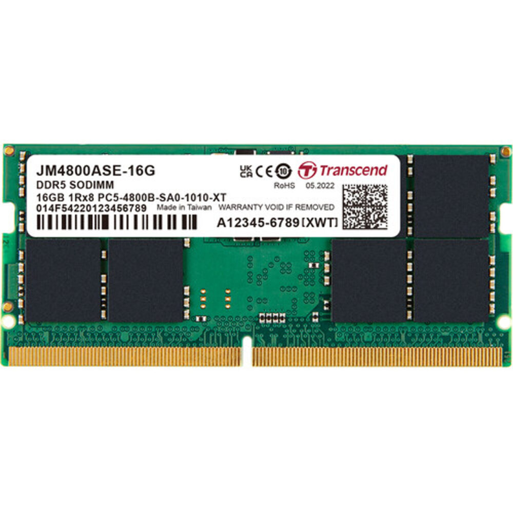 Transcend Memory Laptop DDR5, 16GB (4800)/ JM4800ASE-16G