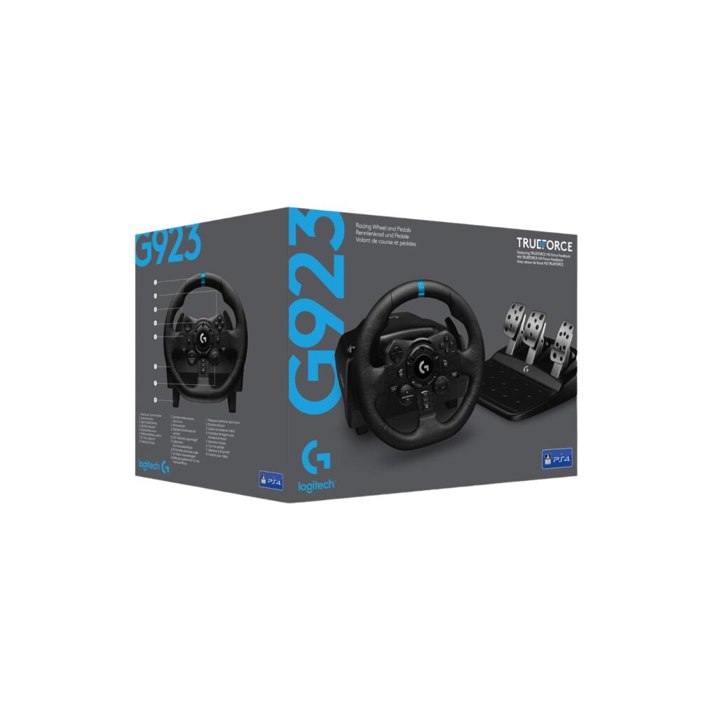 LOGITECH G923 TRUE FORCE RACING WHEEL For PS5 & PS4 - Image 2