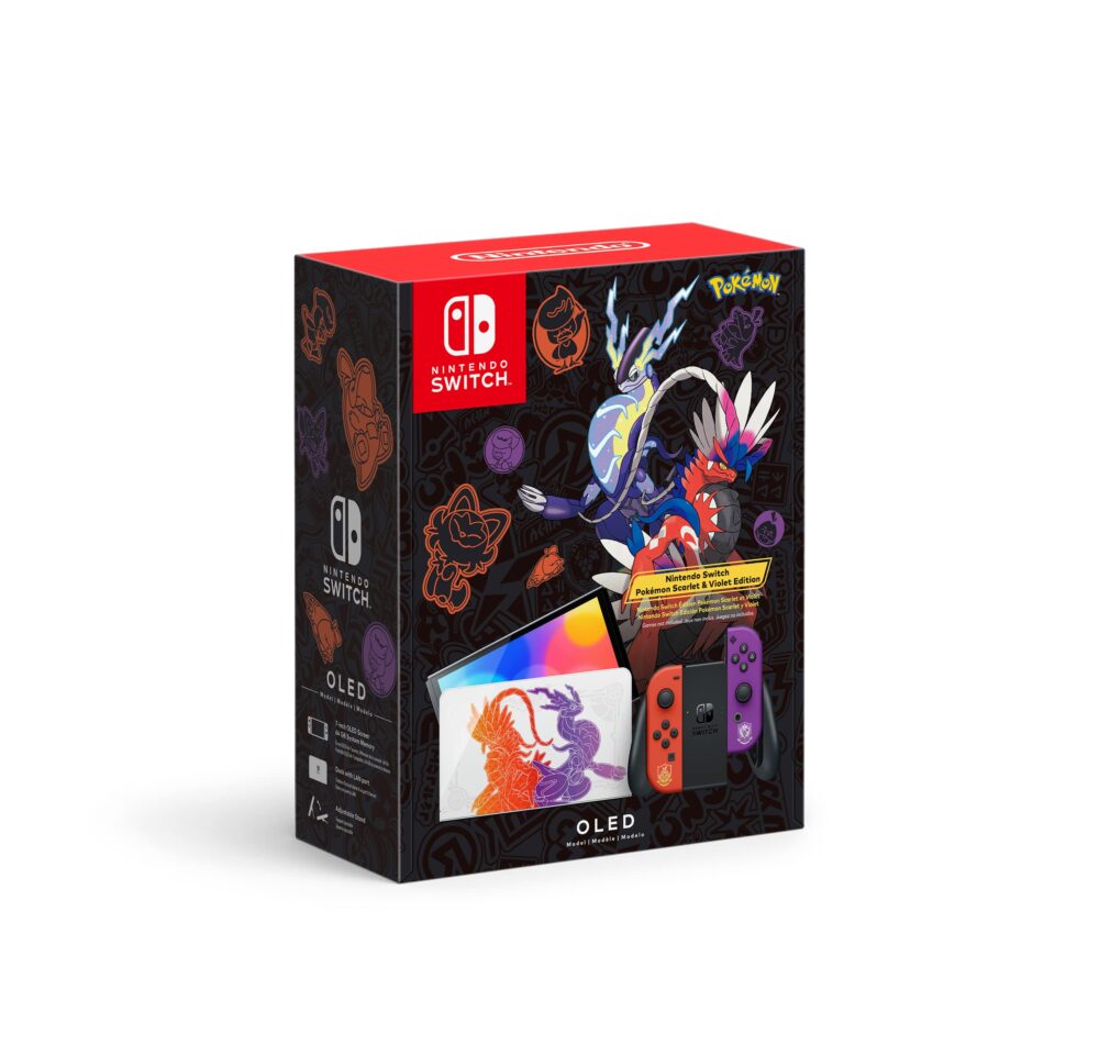 NINTENDO SWITCH OLED POKEMON SCARLET & VIOLET EDITION 64GB