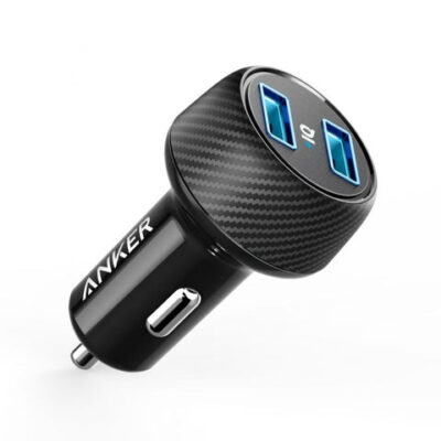 Anker - PowerDrive + 2 with Quick Charger 3.0 USB Car Charge