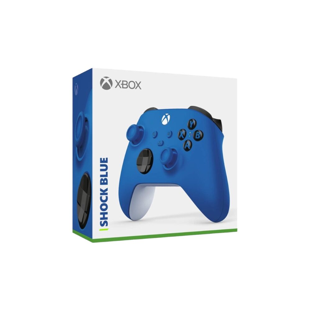 XBOX SHOCK BLUE CONTROLLER - Image 2