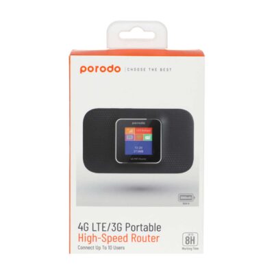 Porodo 4G LTE/3G Portable High-Speed Router Connect Up