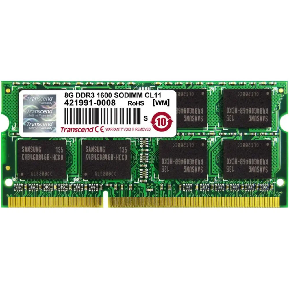 Transcend Memory Laptop DDR3,  8GB (1600)/ TS1GSK64V6H