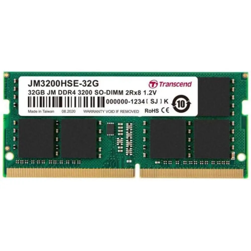 Transcend Memory Laptop DDR4, 32GB (3200)/ JM3200HSE-32G