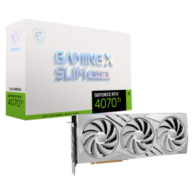 MSI GeForce RTX 4070 Ti GAMING X SLIM WHITE 12G