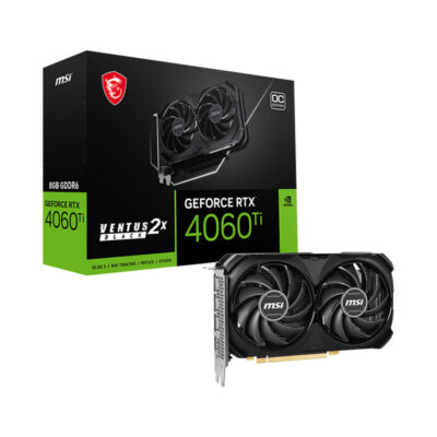 MSI GeForce RTX 4060 Ti VENTUS 2X BLACK 8G OC