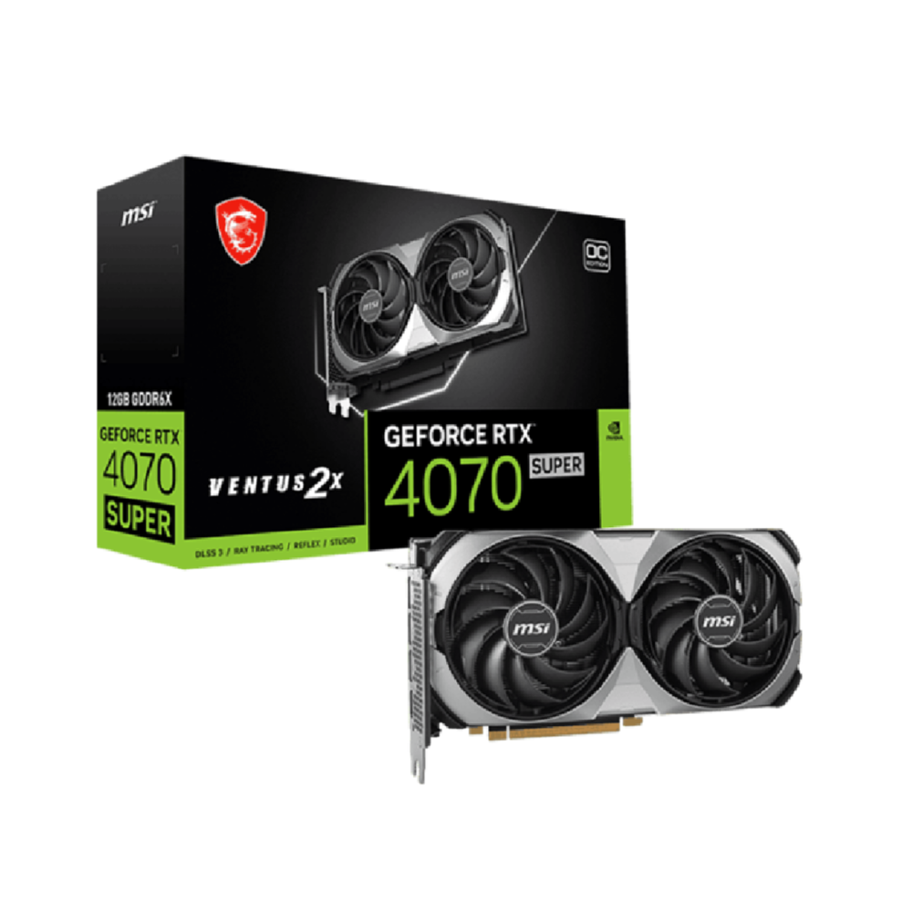 MSI GeForce RTX 4070 SUPER 12G VENTUS 2X OC