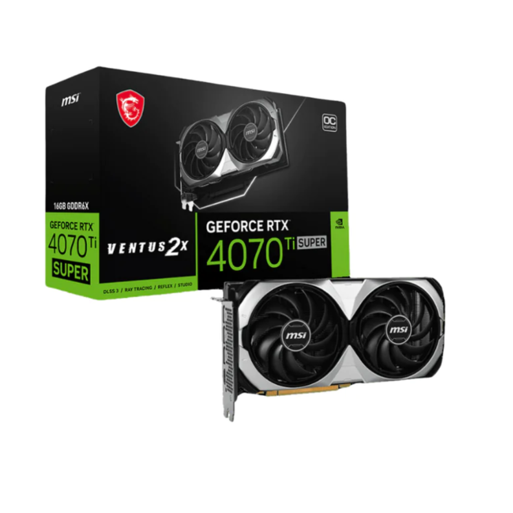MSI GeForce RTX 4070 Ti SUPER 16G VENTUS 2X OC