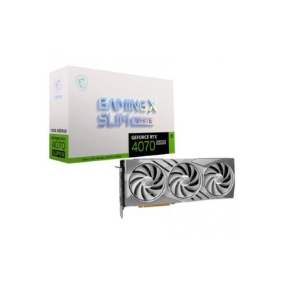 MSI GeForce RTX 4070 SUPER 12G GAMING X SLIM WHITE