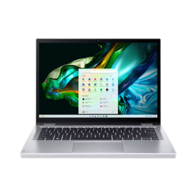 Acer Aspire 3 Spin 14 2 in 1/A3SP14-31PT-38YA/ Intel Core I3-N305/ 256GB SSD/ 8GB DDR5 RAM/ 14.0 Inch 1920 x 1200/ Intel UHD Graphics/ Windows 11 Home/ Silver/ 1 Year Warranty